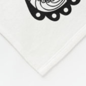 Art-Schmetterling Fleecedecke (Ecke)