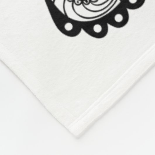 Art-Schmetterling Fleecedecke (Ecke)