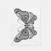 Art-Schmetterling Fleecedecke (Vorderseite)