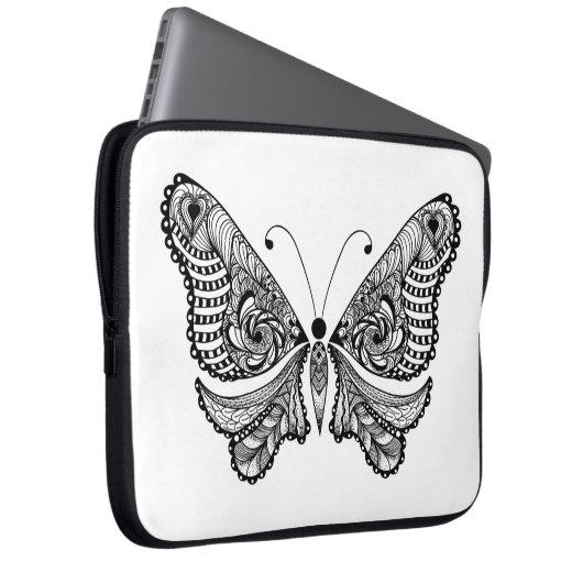 Art-Schmetterling Laptopschutzhülle (Vorne Rechts)