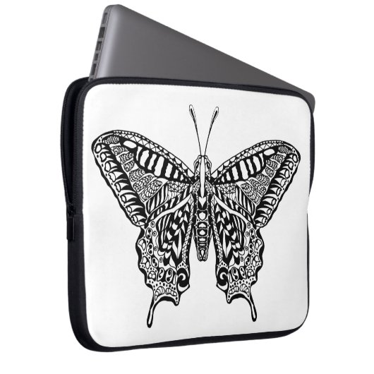 Art-Schmetterling Laptopschutzhülle (Vorne Rechts)