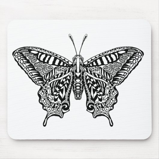 Art-Schmetterling Mousepad (Vorne)