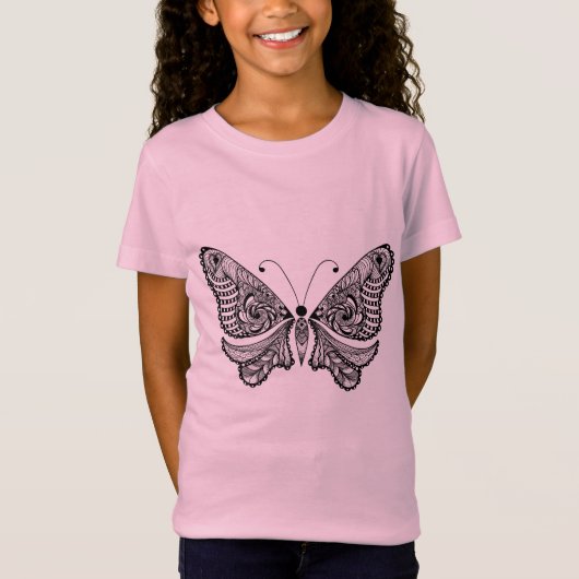 Art-Schmetterling T-Shirt (Vorderseite)