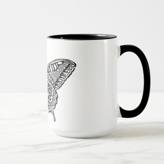 Art-Schmetterling Tasse (Rechts)