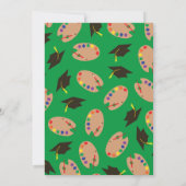 Art School Abschluss Malerei einer strahlenden Zuk Einladung (Rückseite)