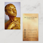 Art School Foto Visitenkarte (Vorne/Hinten)