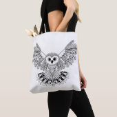 Art-schwarze Eule 2 Tasche (Von Nahem)