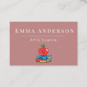 Art & Science Teacher Tutor Substitution Funny App Visitenkarte (Vorderseite)