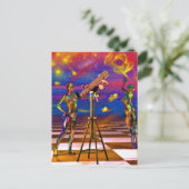 Art Series Surrealismus Postkarte (Stehend Vorderseite)