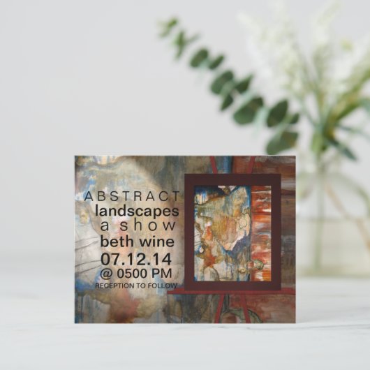 ART SHOW POSTKARTE (Stehend Vorderseite)