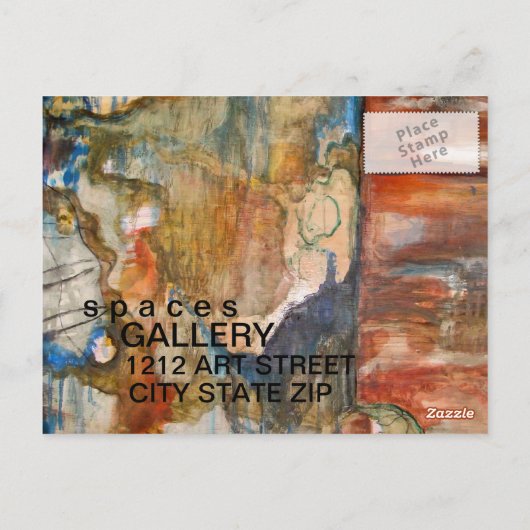 ART SHOW POSTKARTE (Rückseite)