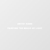 Art Show Window Decal Sticker (Blatt)