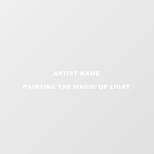 Art Show Window Decal Sticker (Blatt)