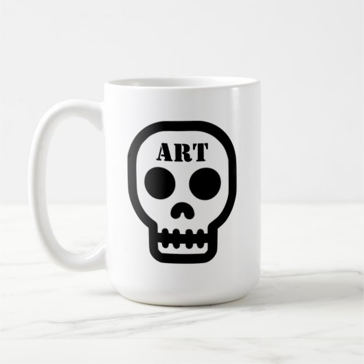 Art Skull Classic Coffee Mug Kaffeetasse (Links)
