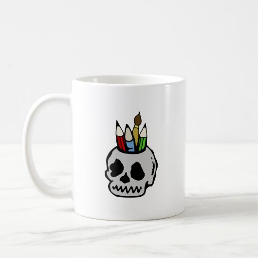 Art Skull Kaffeetasse (Links)
