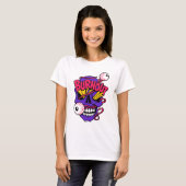 Art Skull mit Burnout T-Shirt (Vorne ganz)