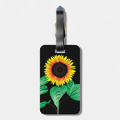 Art Sonnenblumen - Wählen Sie Ihre Lieblingsfarbe Gepäckanhänger (Rückseite vertikal)