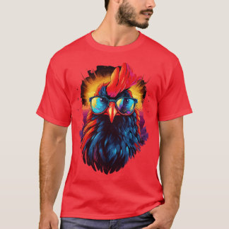 Art Sonnenbrille Hühnergeschenke Sonniges Huhn 1 T-Shirt