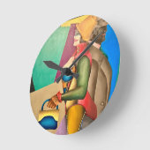 Art spain runde wanduhr (Winkel)