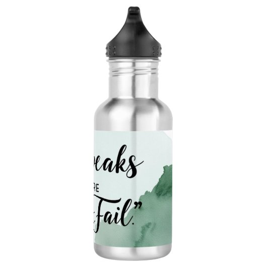 Art Speaks, bei denen Wörter 2 Versagt werden Edelstahlflasche (Rechts)