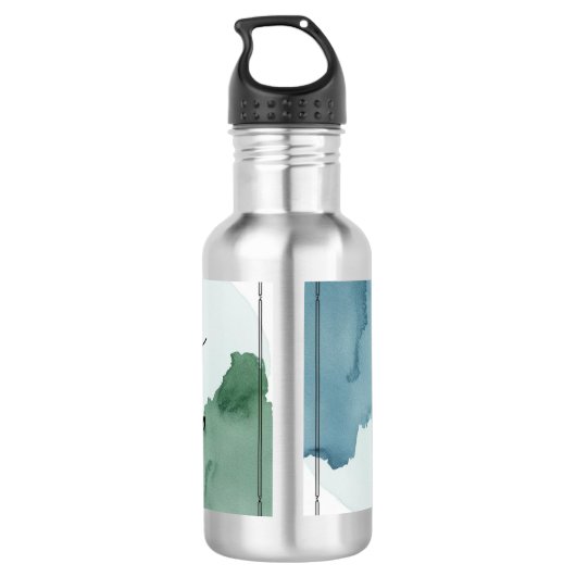 Art Speaks, bei denen Wörter 2 Versagt werden Edelstahlflasche (Rückseite)