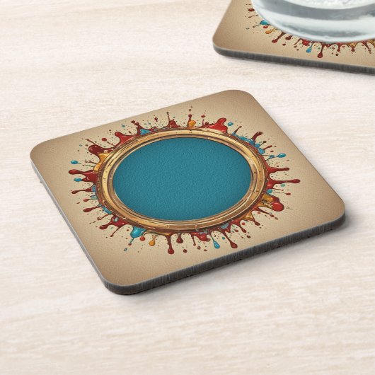 Art Splash Getränkeuntersetzer (Linke Seite)