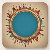 Art Splash Getränkeuntersetzer (Vorderseite)