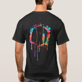Art Splattered Paint School and Teachers T-Shirt