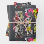 Art Squirrel Geschenkpapier Set (Beispiel)