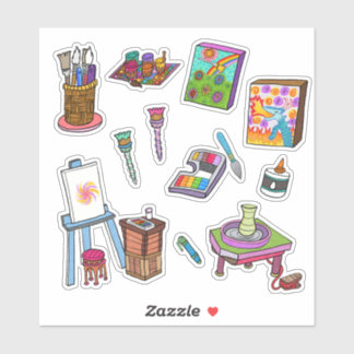 "Art Stickers by Vyara" Aufkleber