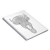 Art-Stier-Kopf Notizblock (Rechte Seite)