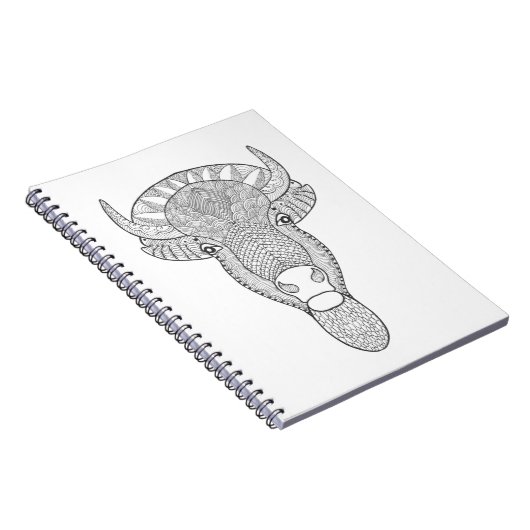 Art-Stier-Kopf Notizblock (Rechte Seite)