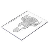 Art-Stier-Kopf Notizblock (Linke Seite)