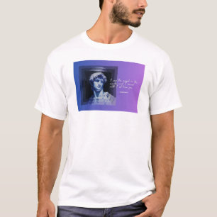Art stirbt nie T-Shirt   David Skulptur