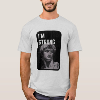 Art stirbt nie T-Shirt | David Skulptur