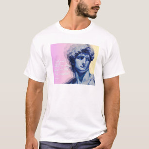Art stirbt nie T-Shirt David Skulptur
