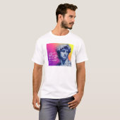 Art stirbt nie T-Shirt | David Skulptur (Vorne ganz)