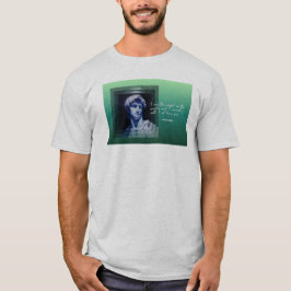 Art stirbt nie T-Shirt | David Skulptur