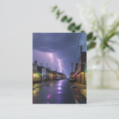 Art: Stormy Night Downtown Postkarte (Stehend Vorderseite)
