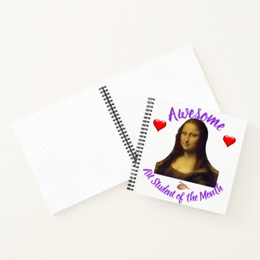 Art Student des Monats Notizblock (Innenseite)