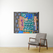 Art Studio fügt Text hinzu, Tapezierung Wandteppich (Beispiel (Horizontal))