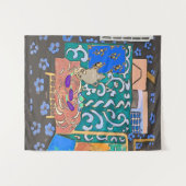 Art Studio fügt Text hinzu, Tapezierung Wandteppich (Vorderseite (Horizontal))