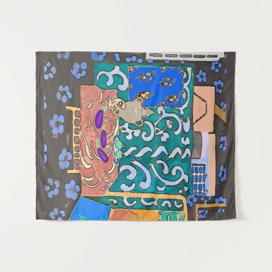 Art Studio fügt Text hinzu, Tapezierung Wandteppich (Vorderseite (Horizontal))