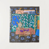 Art Studio fügt Text hinzu, Tapezierung Wandteppich (Vorderseite)