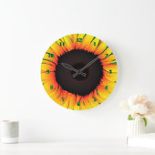 Art Sunflower - Sommer Große Wanduhr (Zuhause)