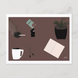 Art Supplies : Postcard Print by J.H. Thornton Postkarte