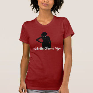 Art T-Shirt Michelle Obama, rot