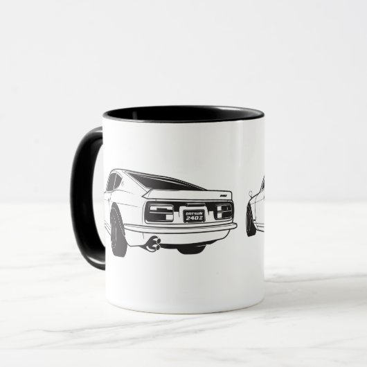 Art-Tasse Datsun 240z JDM Tasse (Vorderseite Links)