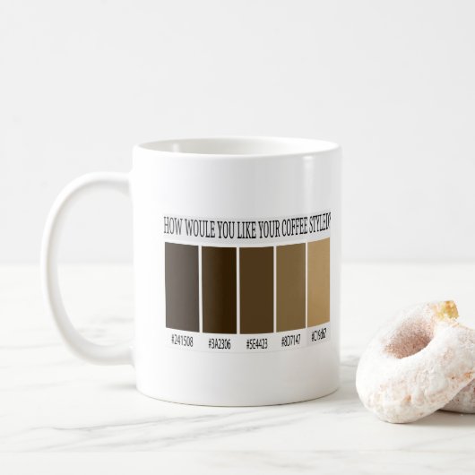Art-Tasse Kaffee HTML CSS Kaffeetasse (Mit Donut)