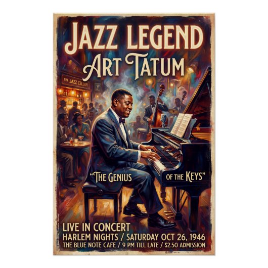 Art Tatum Poster (Vorderseite)
